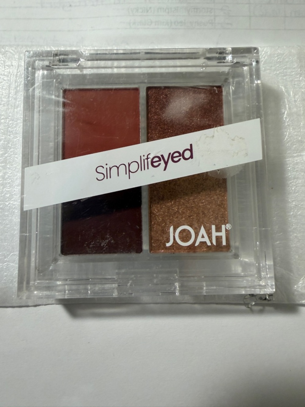 JOAH Simplifeyed Eyeshadow Palette - Red and Gold